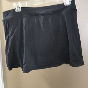 Black Lands End Swim Skirt size 12